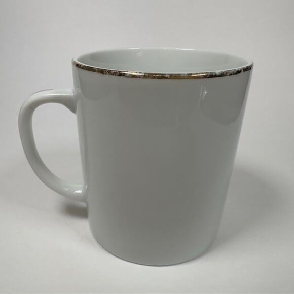 Lefton Japan Souvenir Mug/Cup Florida Egret Waterfowl Birds Gold Trim 1987 VTG - Picture 8 of 15